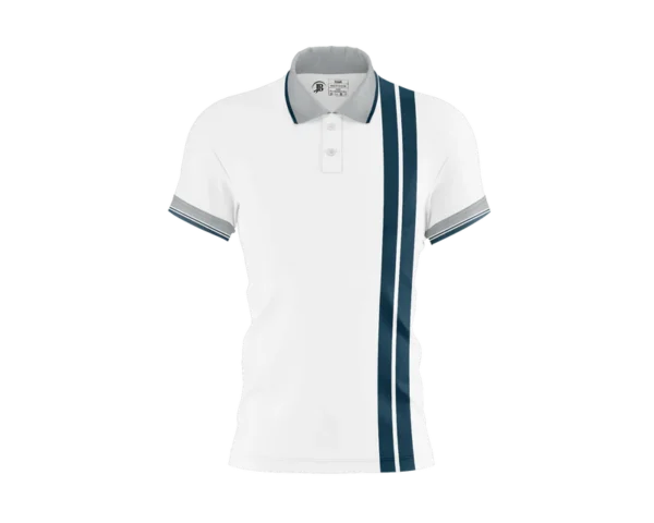 JB POLO stripe Shirt Men (Zinc) - Image 5