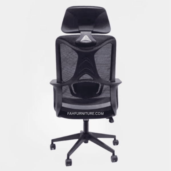 Ergonomic Black Mesh Office Chair with Stylish Back Design